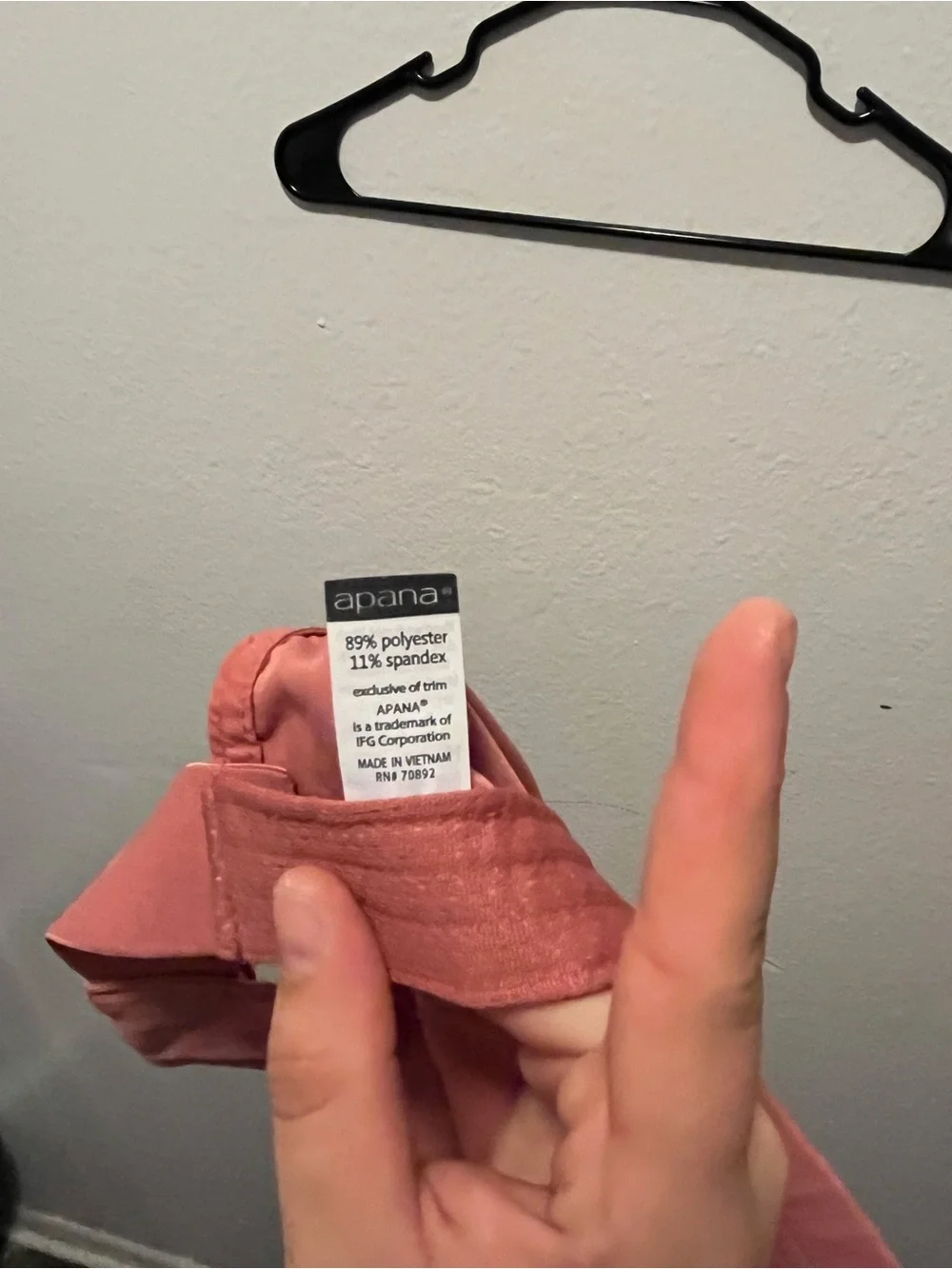 Apana Dusty Rose Adjustable Hat